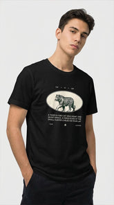 Gray Cat Is Cat T-Shirt by Yūjin Clothing featuring a playful cat graphic on soft cotton fabric.
