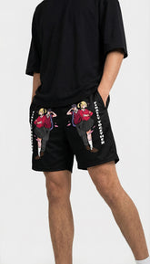 Yūjin Clothing Finally Together Shorts featuring a relaxed fit and casual design, perfect for comfortable summer wear.