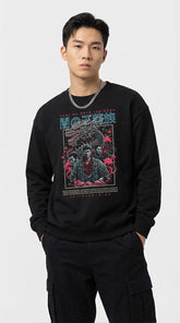 Yūjin Clothing Dragon Clan sweatshirt featuring a detailed dragon graphic on soft, comfortable fabric for casual wear.