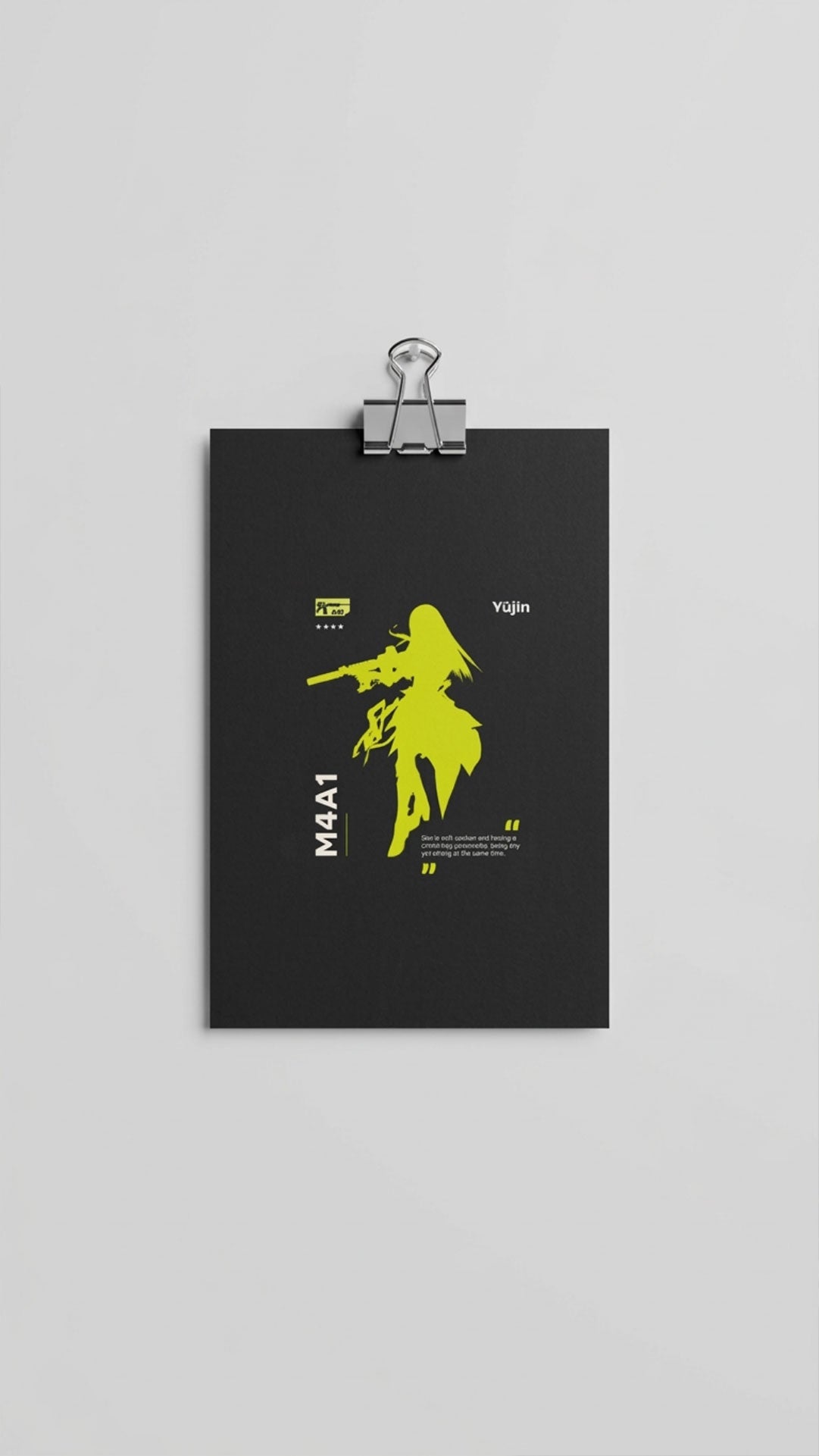 Colorful gamer girl poster by Yūjin Clothing featuring vibrant gaming-themed artwork on high-quality paper.