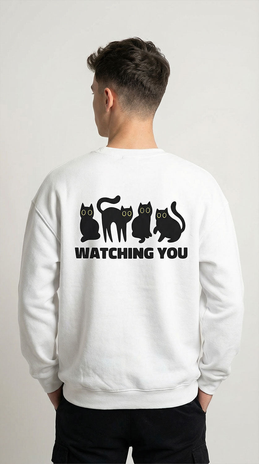 Watching You Cat Sweatshirt