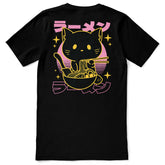 Yūjin Clothing Neo Cat T-Shirt featuring a stylish cat graphic on a comfortable casual tee