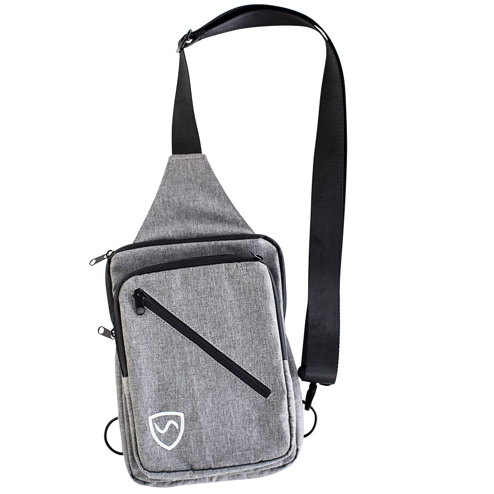 Shield Your Body SYB Sling Bag backpack with adjustable strap, sleek design, and multiple compartments for everyday use.