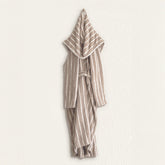 Unisex Ultraplush Australian Cotton bathrobe by Italic, soft and plush, shown hanging open with a relaxed fit.