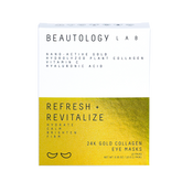 BEAUTOLOGY LAB 24K Gold Collagen Eye Masks showing gold-colored eye masks with collagen infusion for eye skin care.