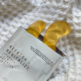 BEAUTOLOGY LAB 24K Gold Collagen Eye Masks, luxurious eye masks with gold and collagen for revitalizing skin around the eyes.