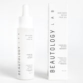 BEAUTOLOGY LAB Skin Hack Detox Face Oil bottle with dropper, natural skincare product for revitalizing and detoxifying skin.