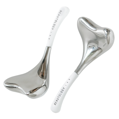 Gold Cryo Toning Tools by Beautology Lab, featuring sleek metal tools for facial and body cryotherapy treatments.