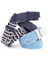 White Water Life Waterline braided belt with adjustable strap and woven design, perfect for casual or outdoor outfits.