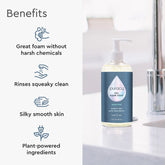 Puracy Gel Hand Soap in a clear pump bottle, showcasing the soap&