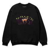 Yūjin Clothing Halloween sweatshirt featuring festive orange and black design with spooky graphics and comfortable fabric.