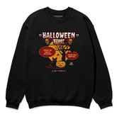 Yūjin Clothing Halloween Time sweatshirt featuring festive Halloween-themed design on a cozy, casual sweatshirt for fall.