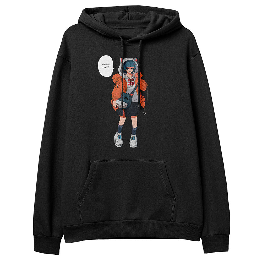 Yūjin Clothing Drippin Kitten Hoodie featuring a cozy, stylish hoodie with a kitten graphic and comfortable fit.