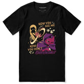 Yūjin Clothing Killer Instinct cat T-Shirt featuring a bold graphic design on soft cotton fabric.