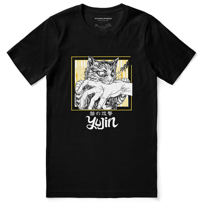 Sudden Bite Cat T-Shirt
