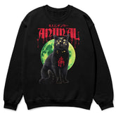Dark Animal Sweatshirt by Yūjin Clothing featuring a bold animal print design on a cozy, dark-toned fabric.