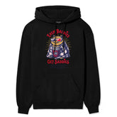 Yūjin Clothing Even Baddies cat hoodie featuring a cozy fit, printed cat graphic, and casual streetwear style.