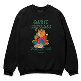Comfortable Enjoy Chilling cat sweatshirt by Yūjin Clothing, featuring a cozy design with a cat graphic on soft fabric.