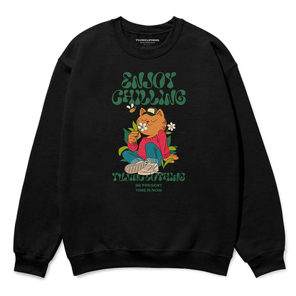 Enjoy Chilling Cat Sweatshirt