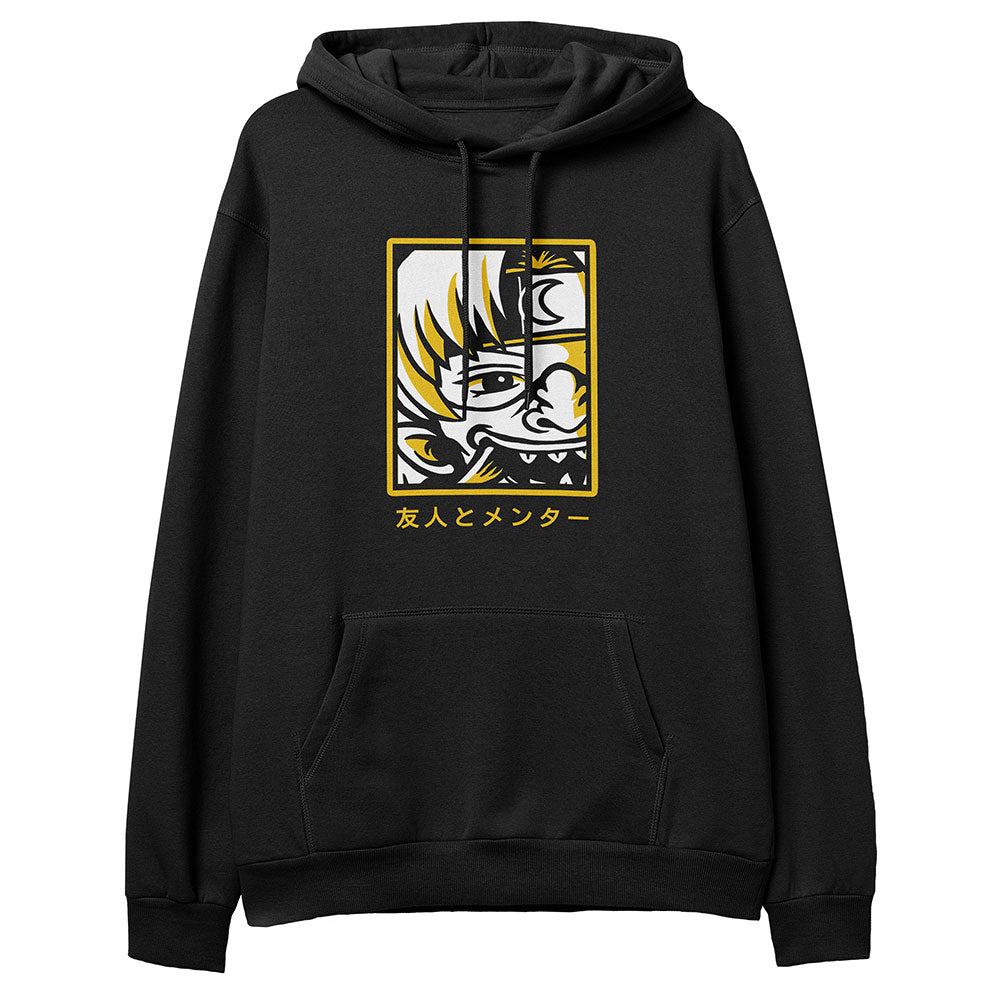 Yūjin Clothing Prideful Hoodie featuring a comfortable fit and bold design, shown in a front view with a relaxed fit.