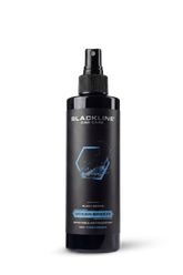 Blackline Car Care Ocean Breeze 8oz air freshener in a sleek black bottle, designed for freshening car interiors.