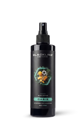 Blackline Car Care BLACKLINE 8oz Air Freshener for cars, featuring a sleek black design and oasis scent for fresh vehicle interior.