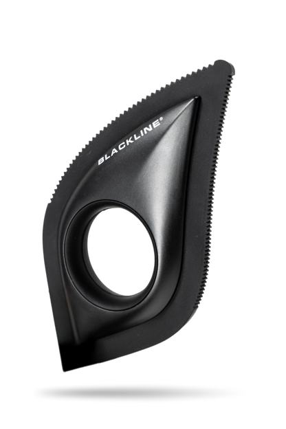 Blackline Pet Hair Brush by Blackline Car Care for removing pet hair from upholstery and fabrics.