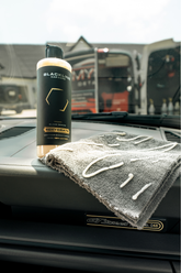 Blackline Car Care BLACKLINE® Rehydrate Leather Conditioner bottle showing label and applicator tip for leather care.
