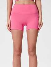 Blackout Barbell Hele Short in black, showing the fitted athletic shorts with elastic waistband and sporty design.