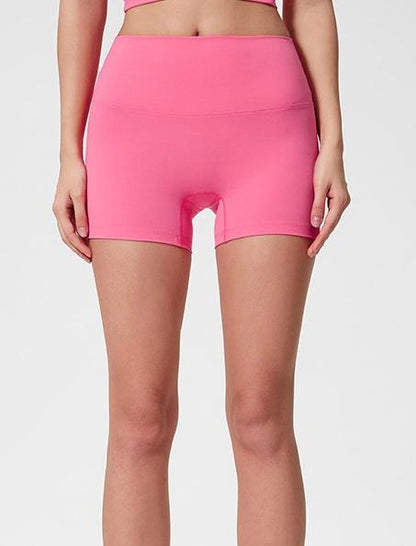 Blackout Barbell Hele Short in black, showing the fitted athletic shorts with elastic waistband and sporty design.