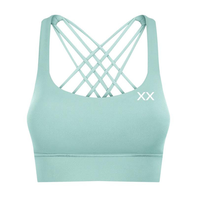 Mint Ryla Bra by BLACKOUT BARBELL featuring soft fabric, adjustable straps, and a sleek, modern design.