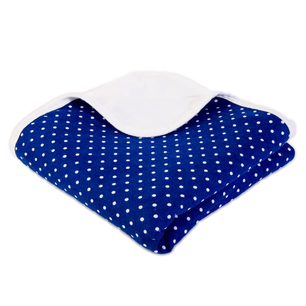 Blue Shield Your Body baby blanket with soft, cozy fabric designed for infants and toddlers.