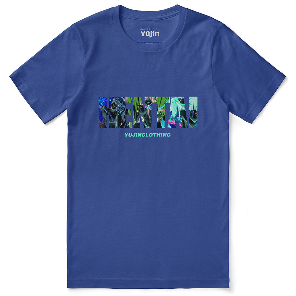 Yūjin Clothing Neo Hentai T-Shirt featuring bold graphic design and comfortable fit, perfect for casual streetwear style.