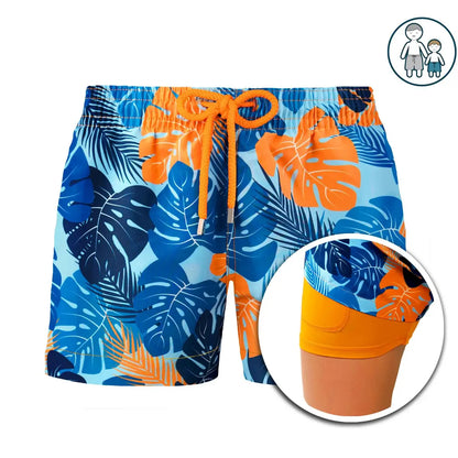 Boys Hybrid Swim &amp; Play Shorts – Blue Jungle