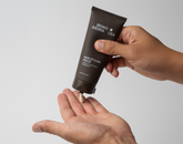 Bravo Sierra hair grooming paste in a jar, showing a creamy hair styling paste for versatile hair styling and grooming.