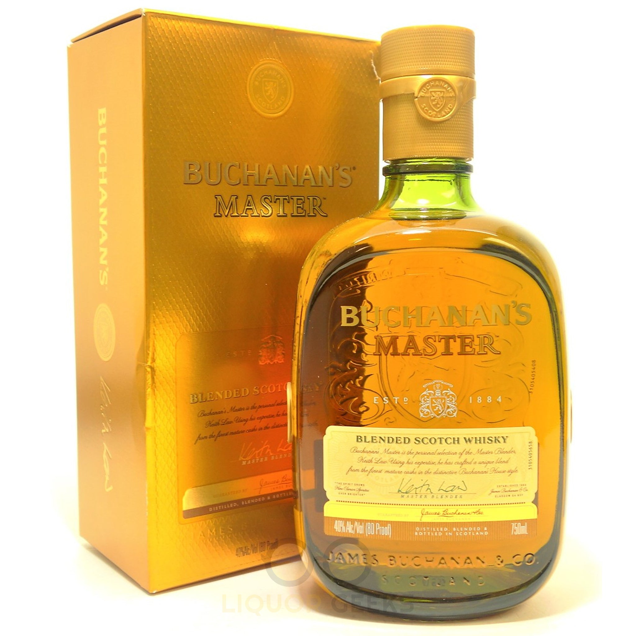 Buchanan's Blended Scotch Master Whiskey