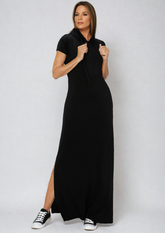 Fitkitty Culture Luxe Lounge Hoodie Dress in soft fabric, featuring a relaxed fit, hood, and long sleeves for comfortable casual wear.