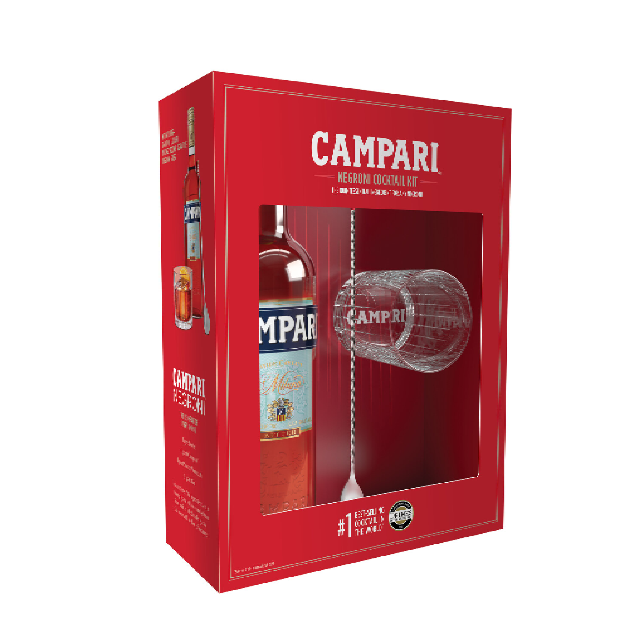 Campari Aperitivo 48 W/ Glass