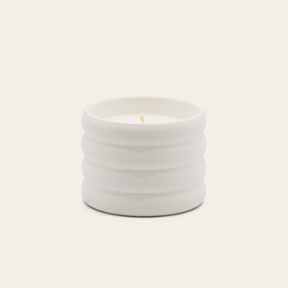 Soy Wax Ceramic Candle &amp; Wick Trimmer Set