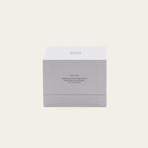 Italic soy wax ceramic candle with salted design, featuring a white ceramic container and a natural wick for a cozy ambiance.
