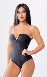 Forever Young Swimwear Cape Cod V Cut one-piece bikini swimsuit with a stylish V neckline and classic design.