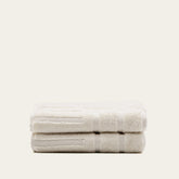Italic Capri Australian Cotton Bath Hand Towel with soft, absorbent cotton fabric, shown draped for a cozy, luxurious look.