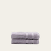 Lavender-colored Capri Australian Cotton Bath Towel by Italic, showcasing soft, plush texture for home bath use.