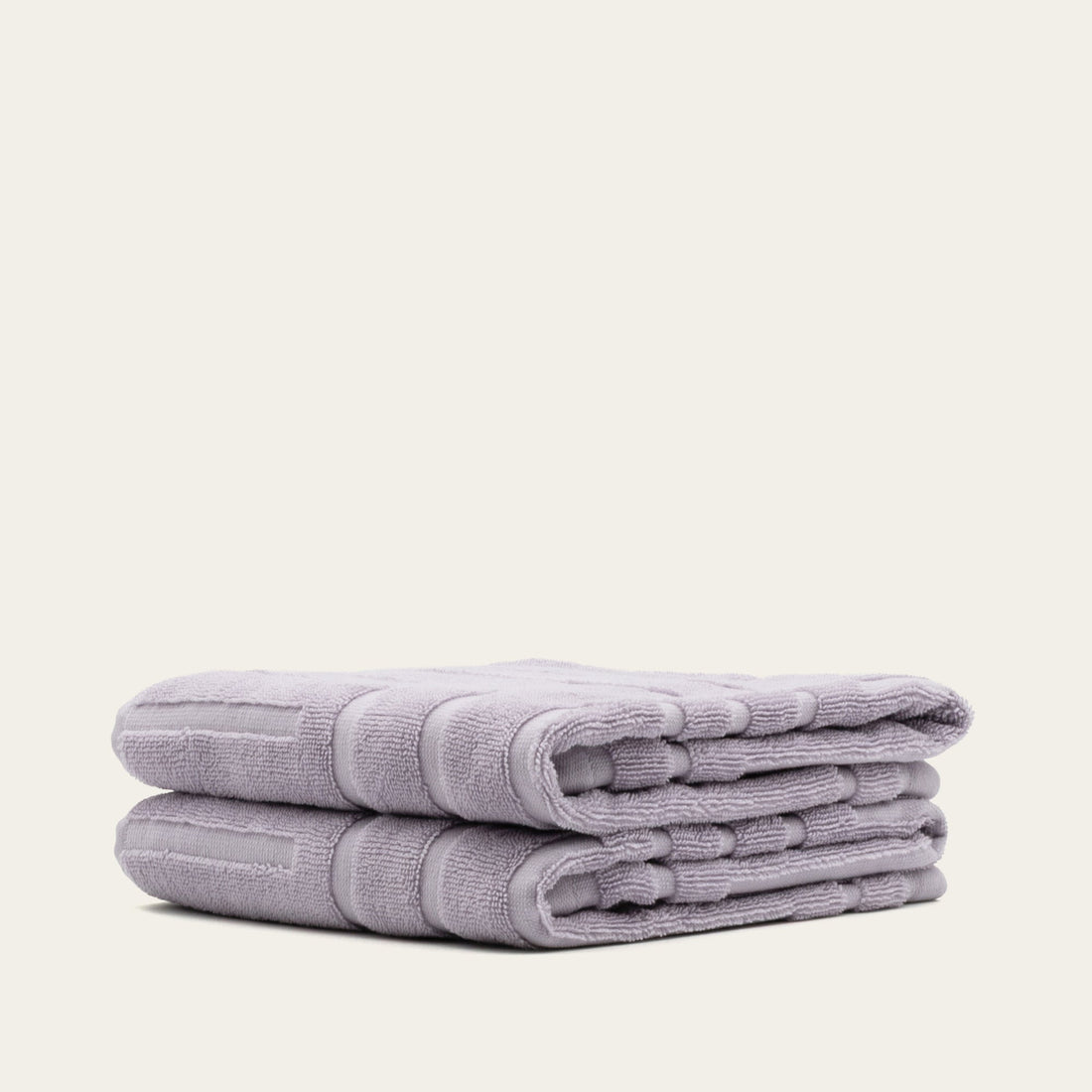 Lilac Capri Australian Cotton Bath Towel by Italic, soft and plush home towel displayed on a white background.