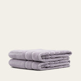 Lilac Capri Australian Cotton Bath Towel by Italic, soft and plush home towel displayed on a white background.