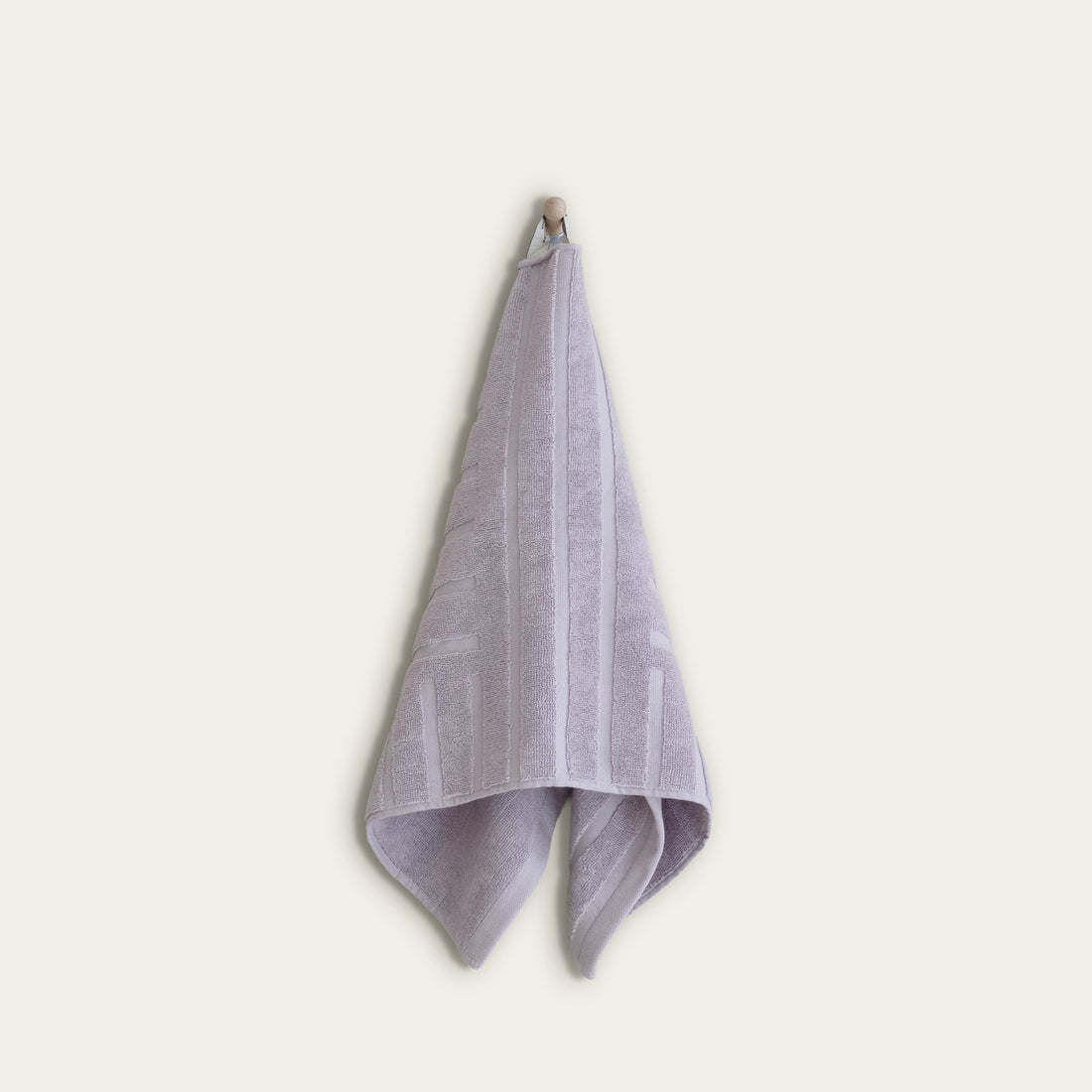 Lavender Capri Australian cotton hand towel from Italic, soft and plush home-bath towel with natural texture and elegant design.