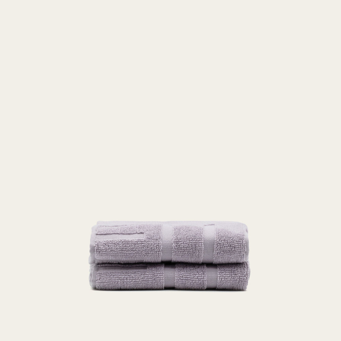 Lavender-colored Capri Australian Cotton bath towel by Italic, soft and plush for home use.