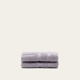 Lavender-colored Capri Australian Cotton bath towel by Italic, soft and plush for home use.
