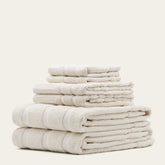 Italic Capri Australian Cotton Bath Towel showcasing soft, plush texture and elegant white design for home bathroom use.