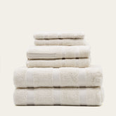 Blue Capri Australian cotton bath towel from Italic featuring soft, plush fabric and a simple, elegant design.